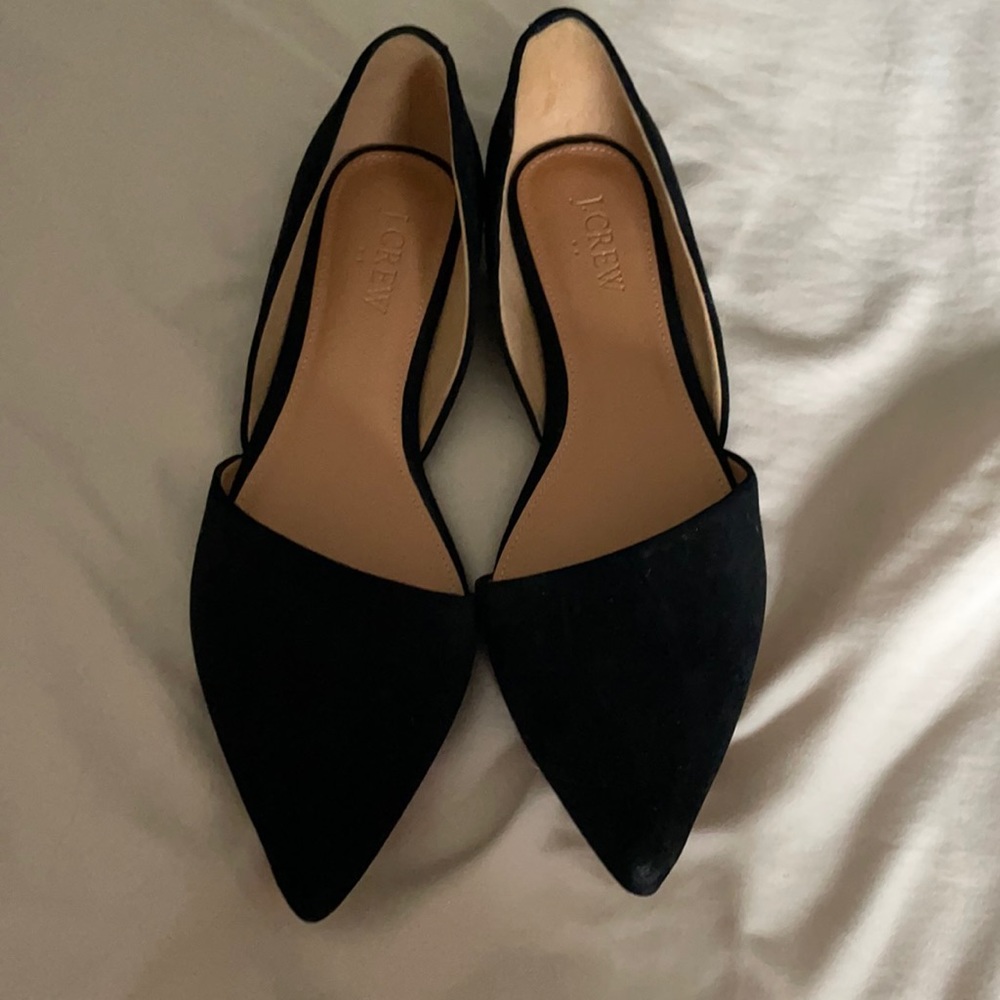 J.Crew black flats